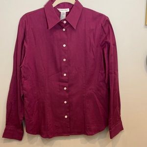 Talbots women’s button front shirt, size 12